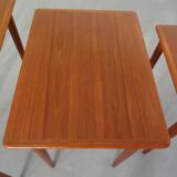 Danish Teak Nesting Tables, 1960s, Set of 3