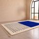 Handmade traditional natural wool rug 2/3 m