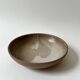 small salad bowl / deep dish in enamelled stoneware, France 1970