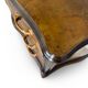 Commode italienne Art déco en loupe de noyer, années 1940-50