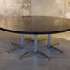 Large round conference table xxl design 1970'