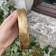 Small vintage golden frame