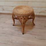 Rattan peacock stool 60