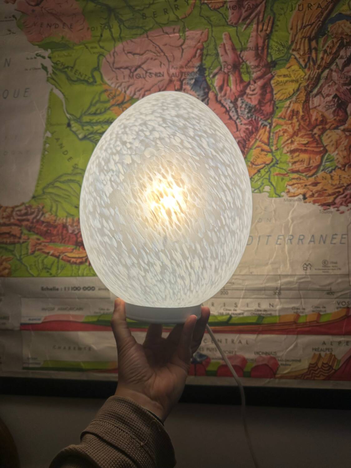 Egg lamp