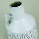 Ilkra  vase white glaze abstract sgraffito decor model no. 2007/20 50s/60s