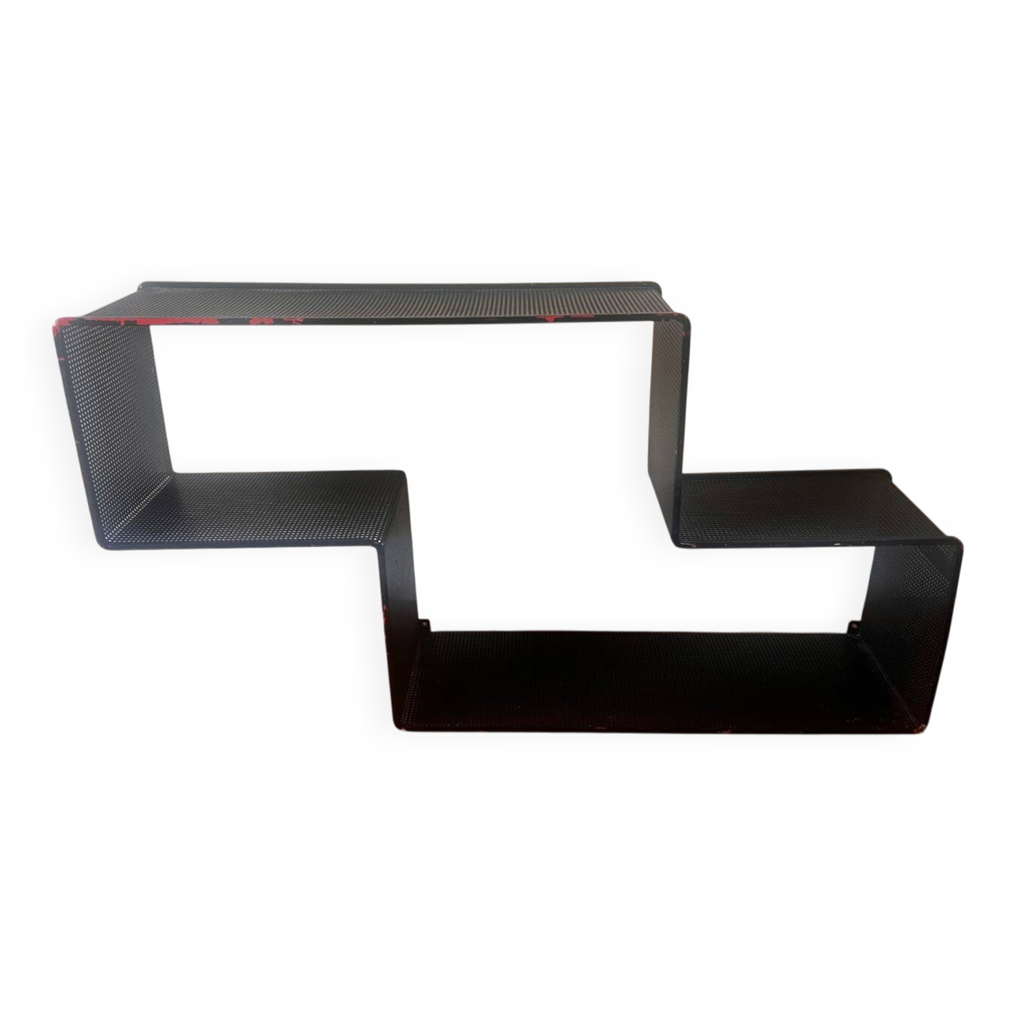Dedal shelf, maze, Mathieu MATEGOT, original black