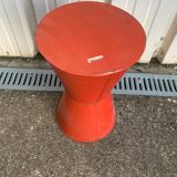 Metal red stool