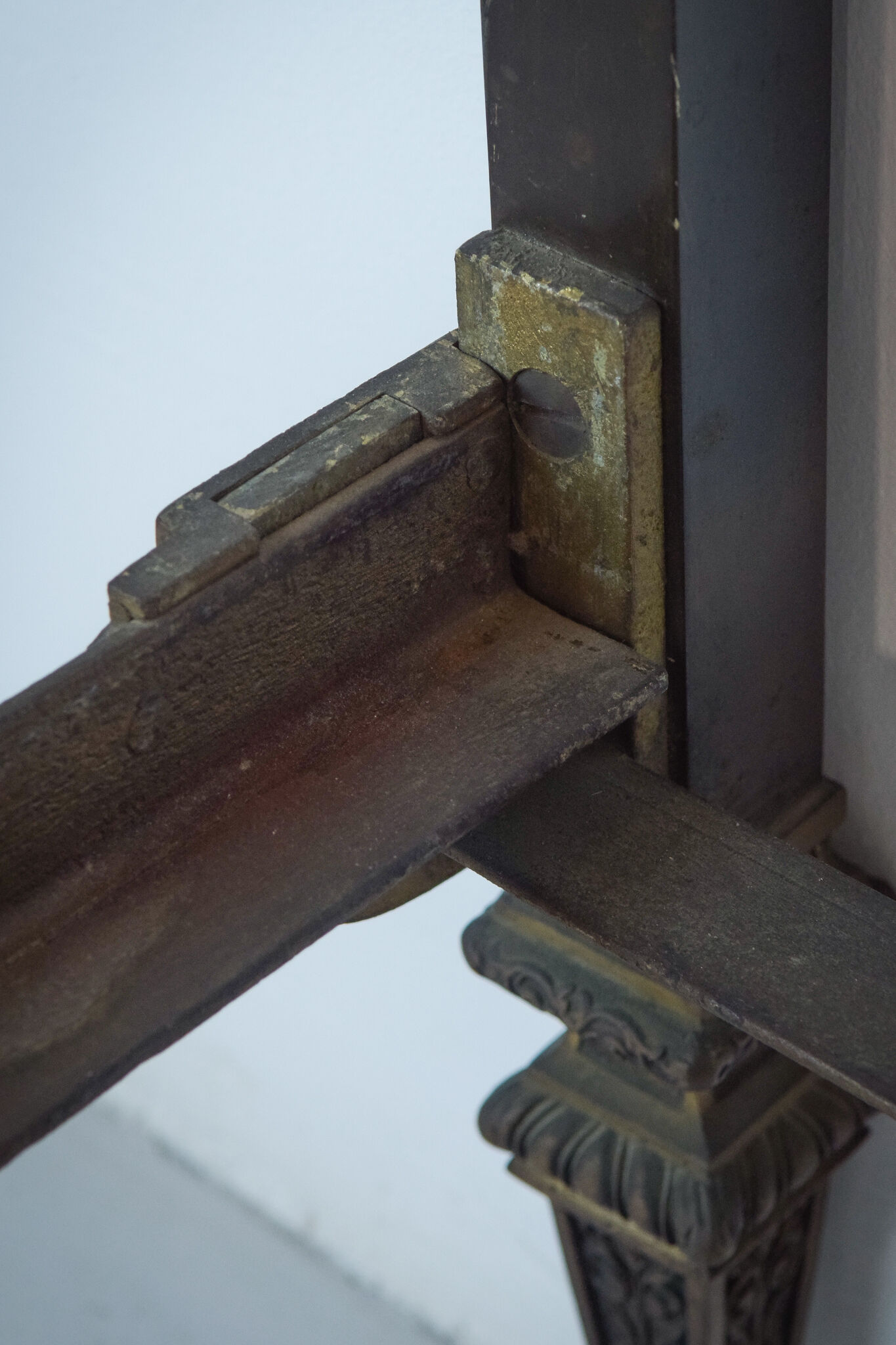 Exceptional decorative brass bed frame