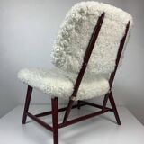 Scandinavian Swedish midcentury lounge chair by Alf Svenson, Model Teve, 1950s