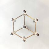 Vintage chandelier in chrome with 7 lightpoints by Sciolari