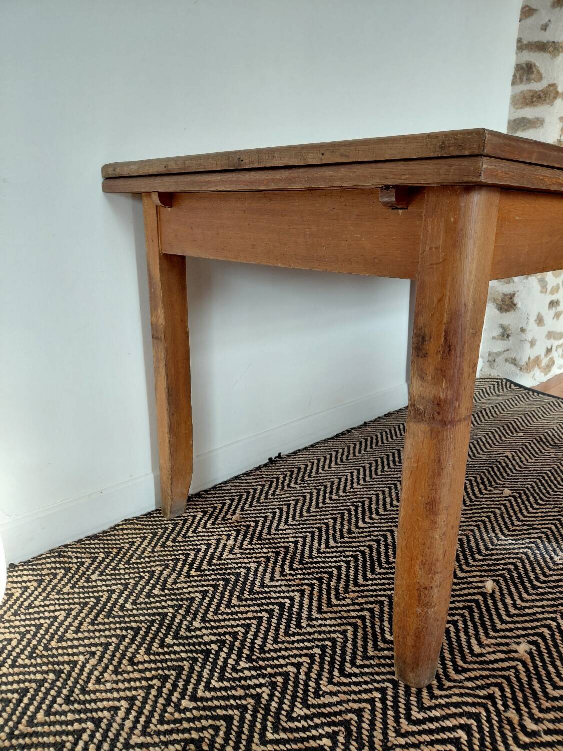 Old farmhouse table from the 1950s