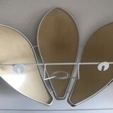 Pair of flowers wall lamps years 70