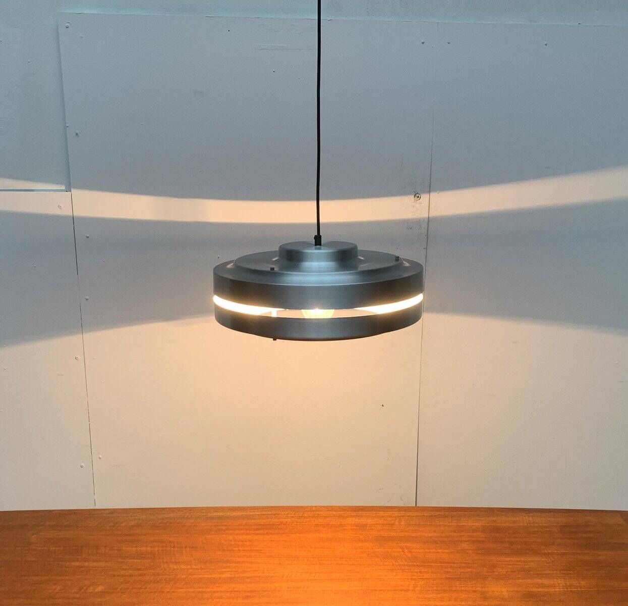 Suspension UFO from the mid-century German space age.