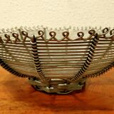 Fruit or walnut basket, made of metal