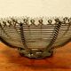 Fruit or walnut basket, made of metal