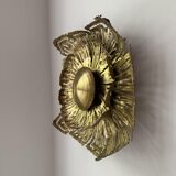 Brass sun wall sconce by Svend Aage Sørensen, Denmark, 1960s, brutalist