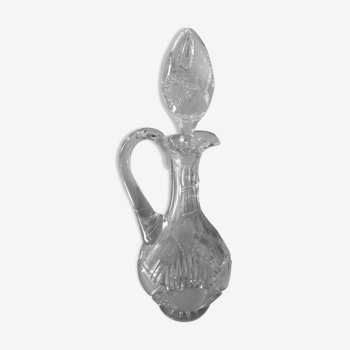 Decanter carafe wine with crystal handle