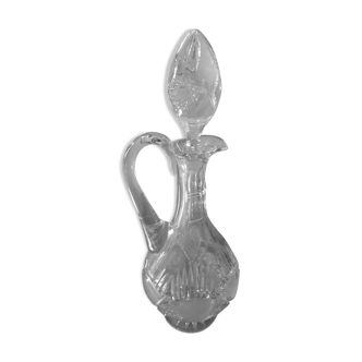 Carafe à decanter vin avec anse cristal