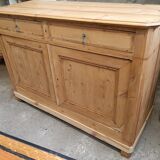 Rustic solid pine buffet
