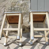 Pair of small stools years 50