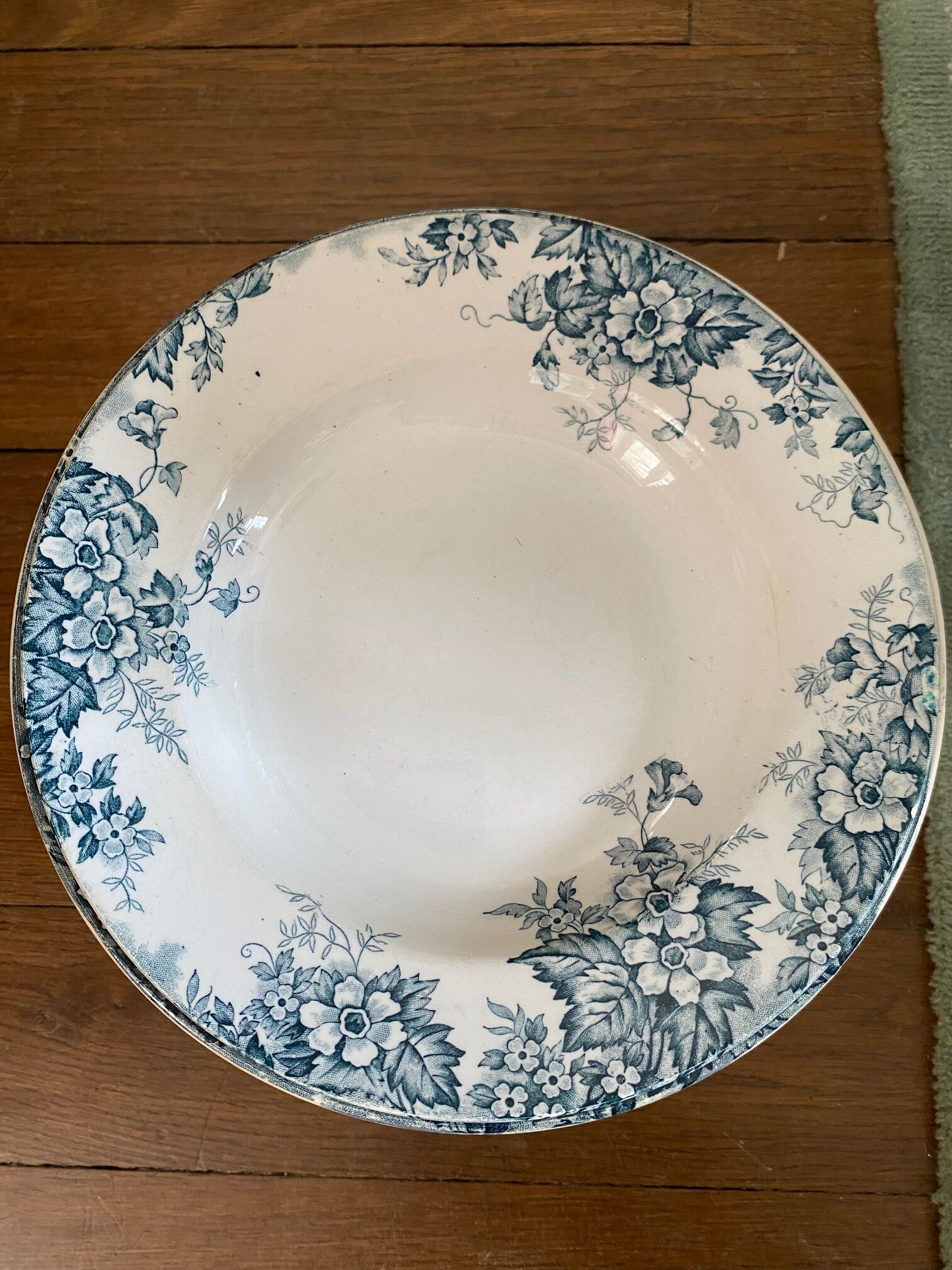 Saint Amand and Hamage 13 hollow plates Marie Louise