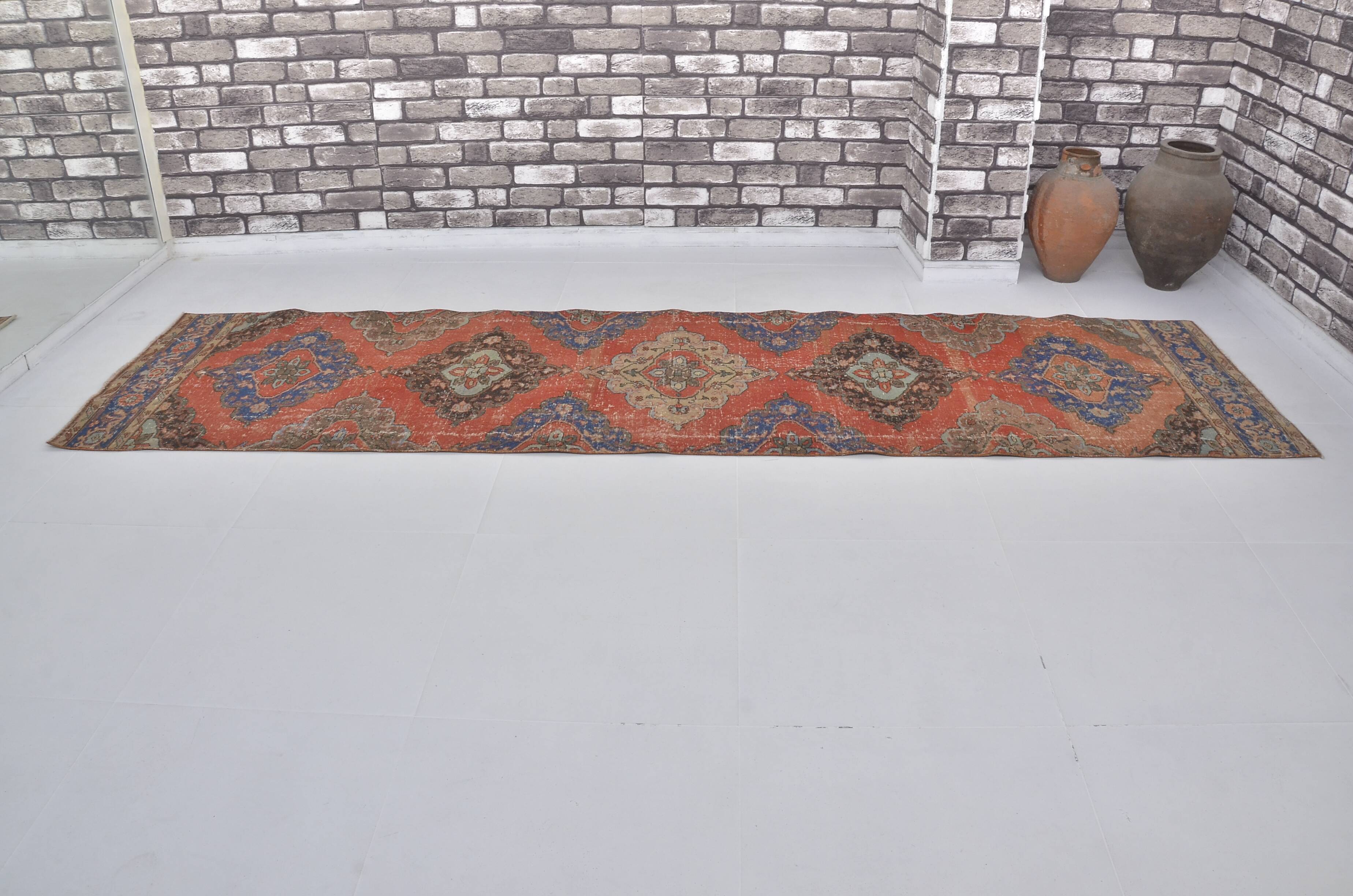 Extra Long Vintage Hallway Runner sku c398