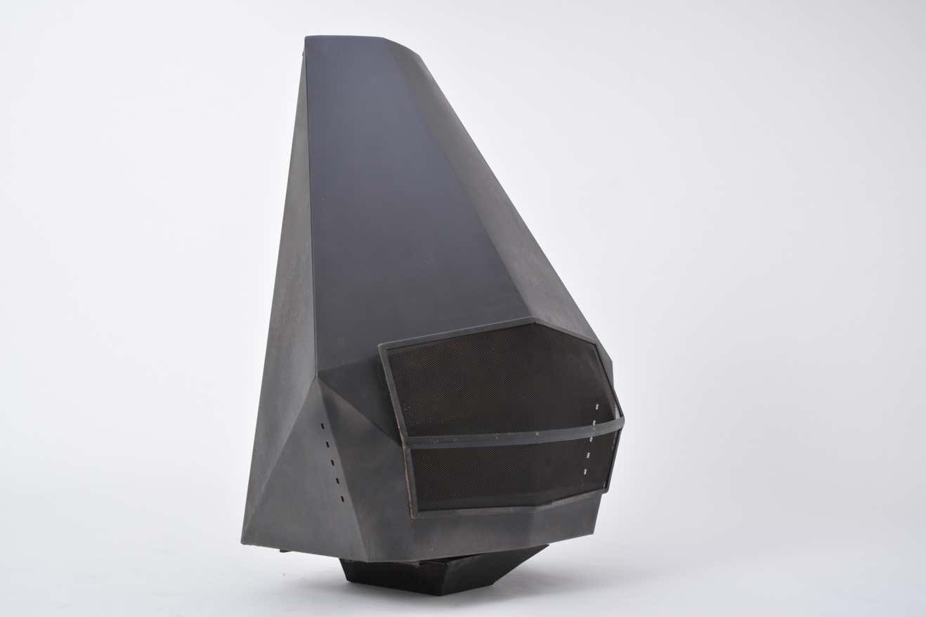 Modern steel fireplace model 5005 from Don Bar Design