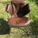 Leather chair model Lynn Gastone Rinaldi for Rima