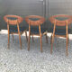 Set of 3 Roger Landault chairs for Sentou