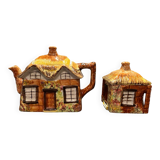 vintage Price Kensington "Cottage Ware" teapot and sugar bowl set.