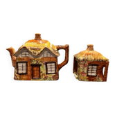 vintage Price Kensington "Cottage Ware" teapot and sugar bowl set.