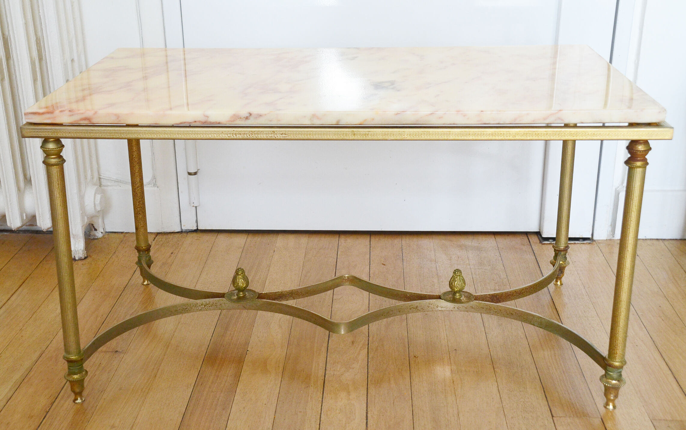 Table basse marbre années 60