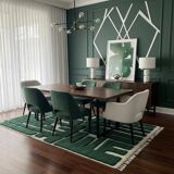 Green RUG, Beni Ourain Moroccan Rug 250/150cm