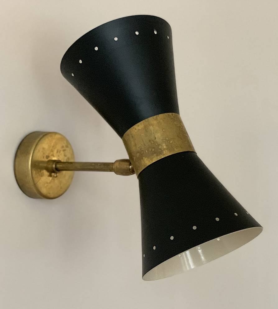Wall lamp diabolo black