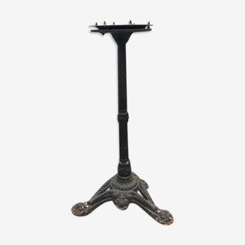Old foot cast iron bistro table