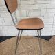 Vintage formica chairs with eiffel compass legs