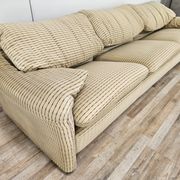 Three-seater Maralunga sofa by Vico Magistretti from the 1970s.