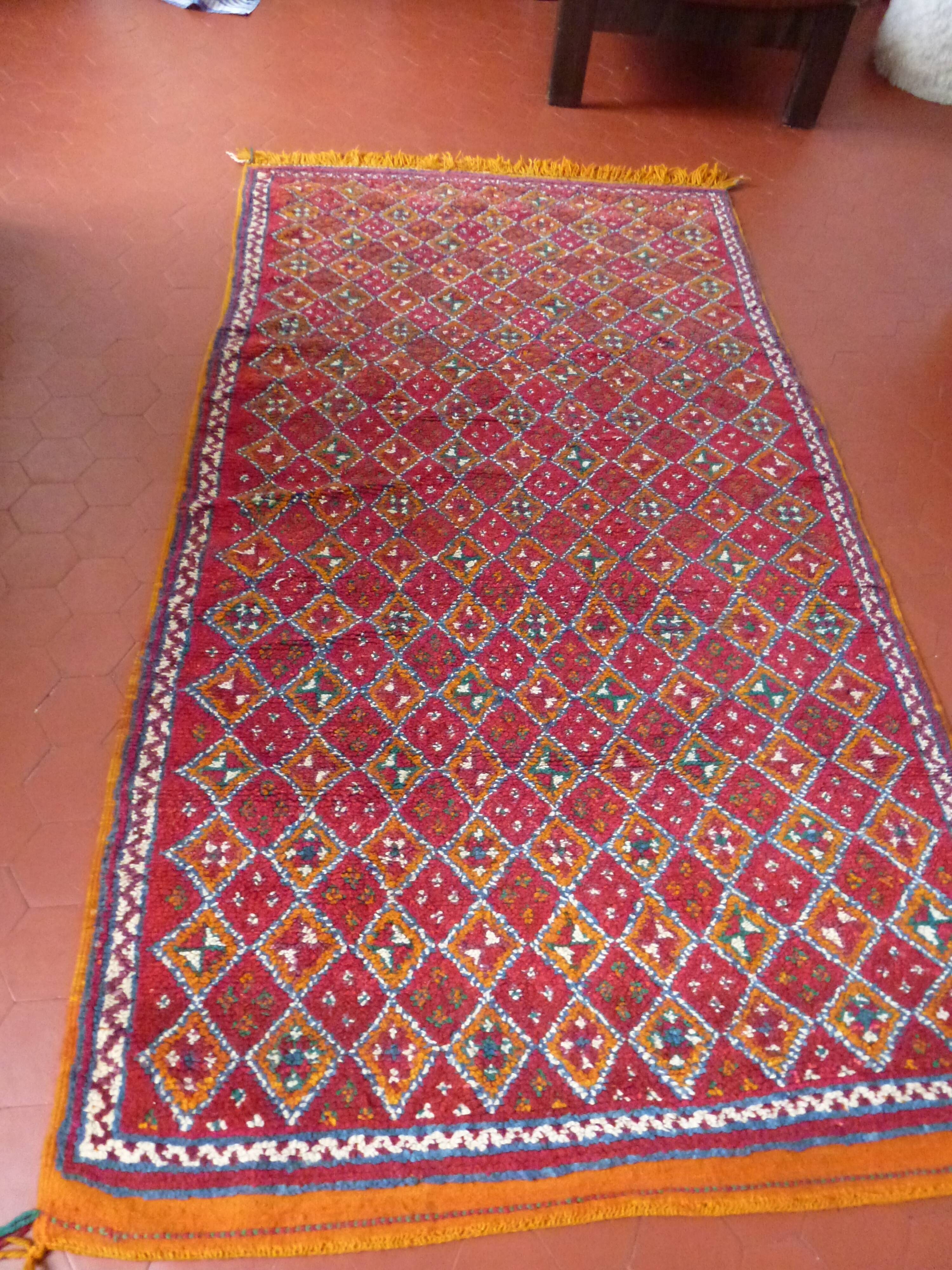 Berber carpet in wool 60