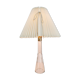 Desk lamp, glass and brass, mid-century modern / Scandinavian, Orno Oy Finland.