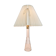 Desk lamp, glass and brass, mid-century modern / Scandinavian, Orno Oy Finland.
