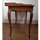Louis XV style natural wood desk table