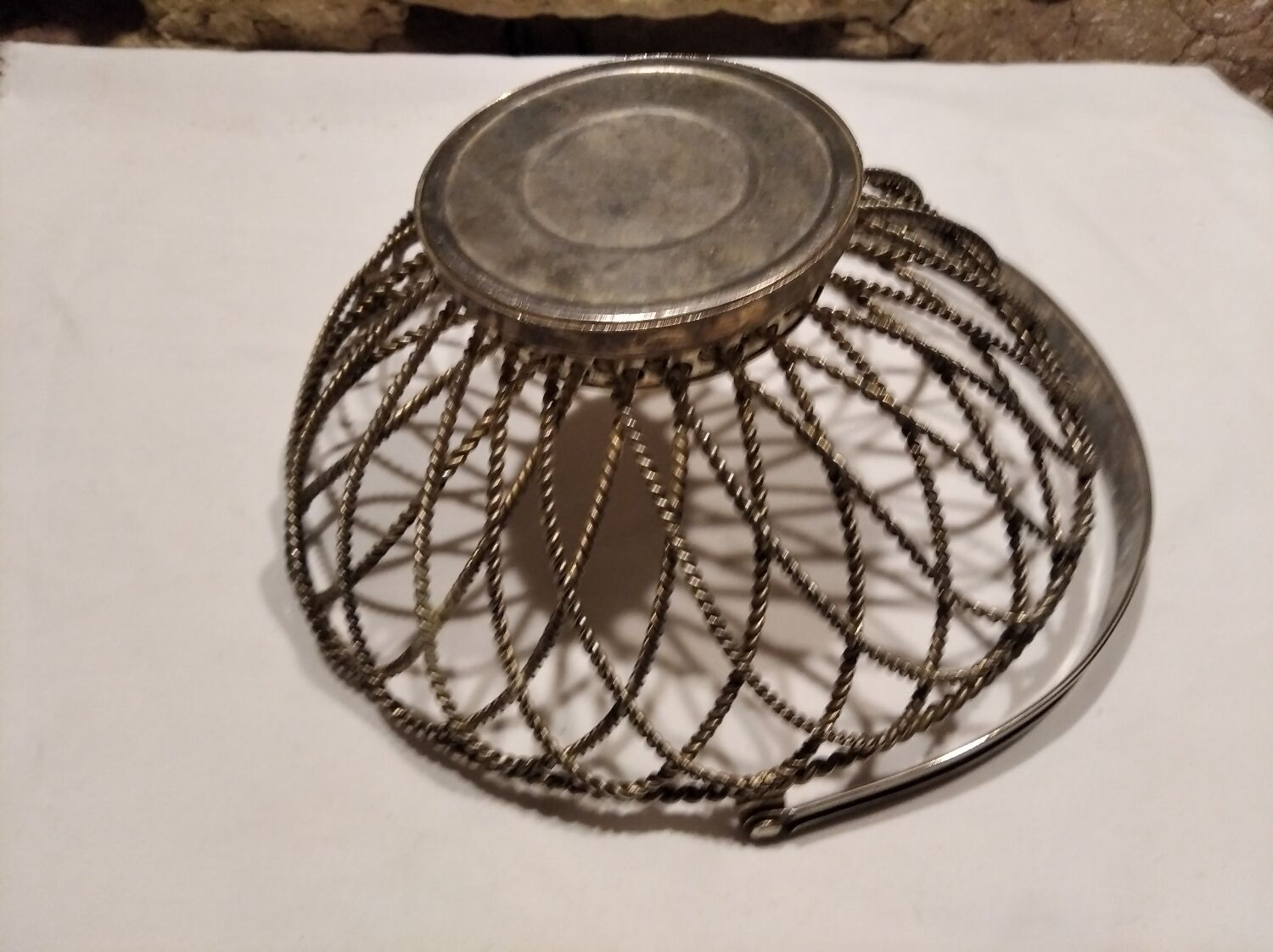 Vintage bread basket, fruit