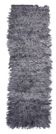 3x11 Gray Handmade %100 Wool Moroccan Runner Rug, 106x345Cm SK70382