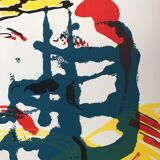 François ARNAL 1924-2012. Sun on the Cold, 1985. Lithograph.