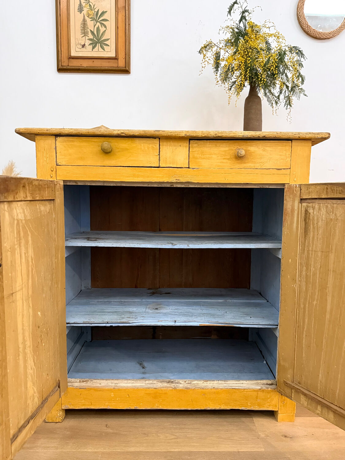 Antique country buffet