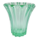 Art Deco Vase Pierre d'Avesn Moulded-Pressed Glass Emerald Green