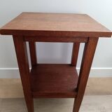 Petite table d'appoint / guéridon en bois vintage