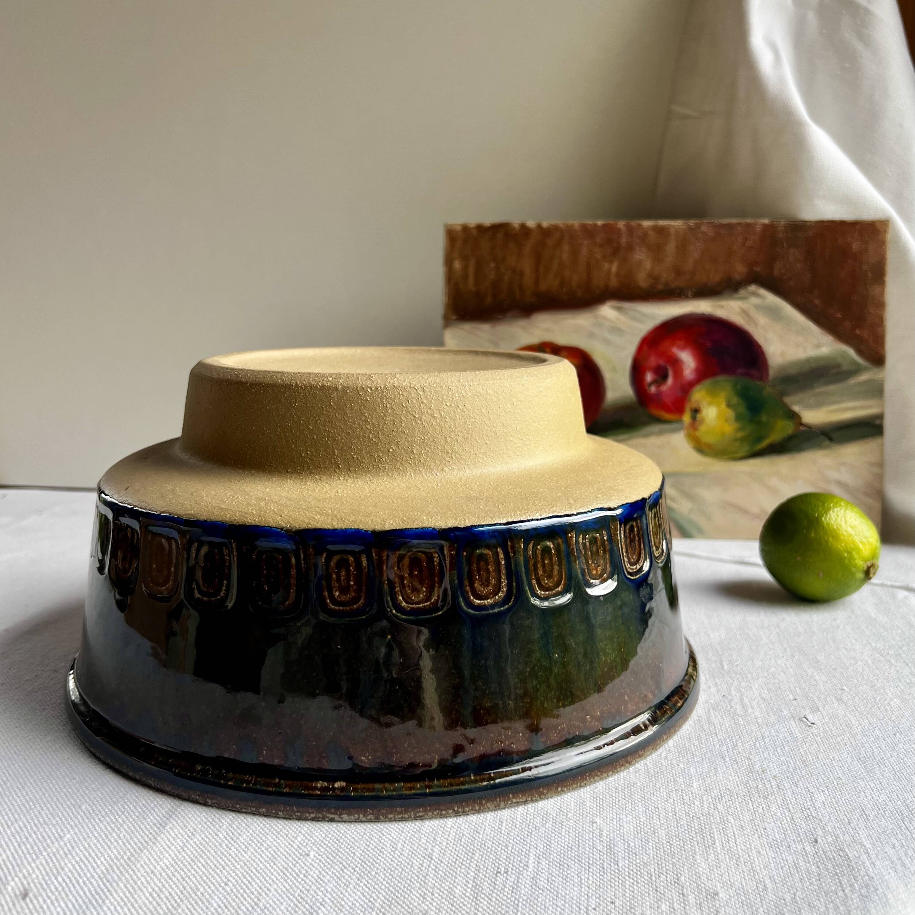 Large Stoneware Salad Bowl Maria Philippi for Søholm, Denmark – 1960