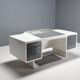 Rare Bureau de Directeur en Fibre de Verre par Ernest Igl pour Wilhelm Werndl, 1970s