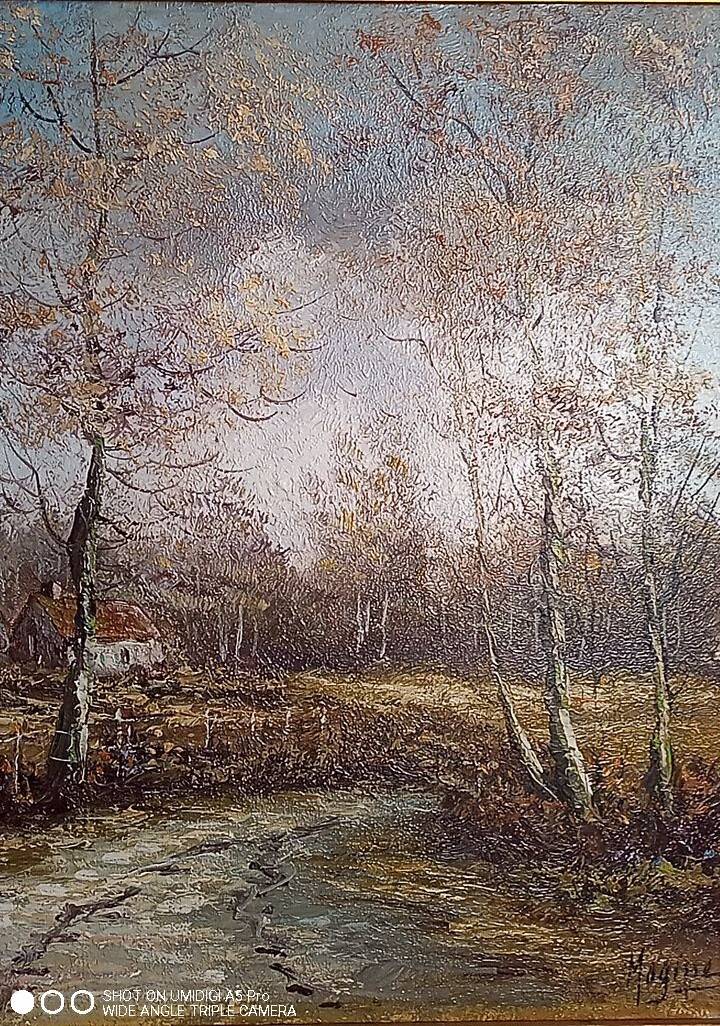 Robert Mogisse (1933-2016) Oil on canvas - 46 x 55 cm - landscape